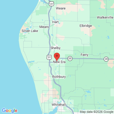 Map to  office in New Era, MI