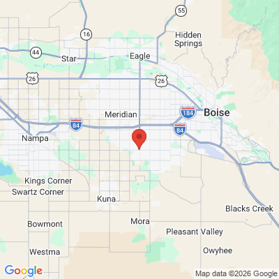 Map to  office in Meridian, ID