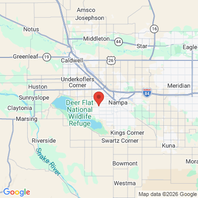Map to  office in Nampa, ID
