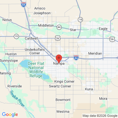 Map to  office in Nampa, ID