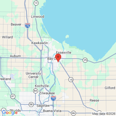 Map to  office in Bay City, MI