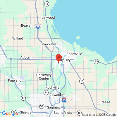 Map to  office in Bay City, MI