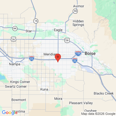 Map to  office in Meridian, ID