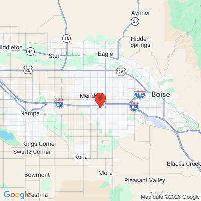 Map to  office in Meridian, ID