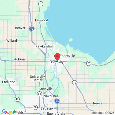 Map to  office in Bay City, MI