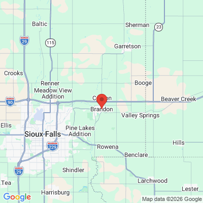Map to  office in Brandon, SD