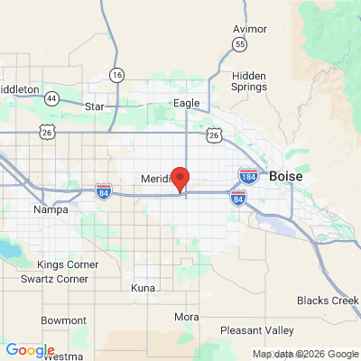 Map to  office in Meridian, ID