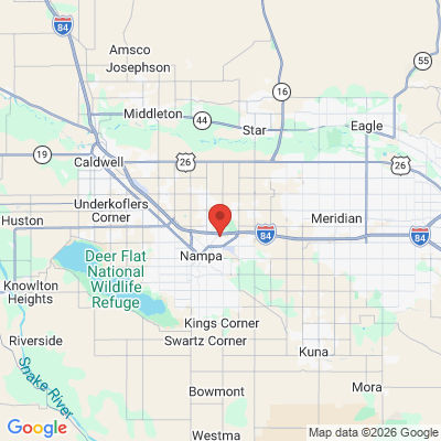 Map to  office in Nampa, ID