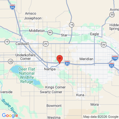 Map to  office in Nampa, ID