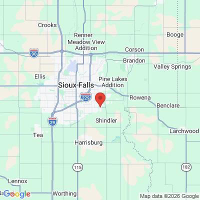 Map to  office in Sioux Falls, SD