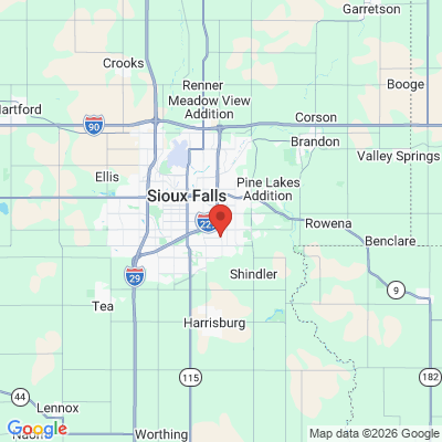 Map to  office in Sioux Falls, SD