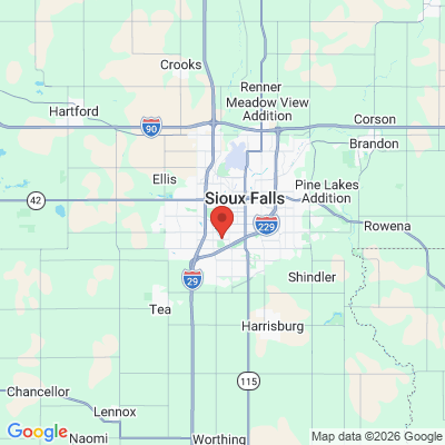 Map to  office in Sioux Falls, SD