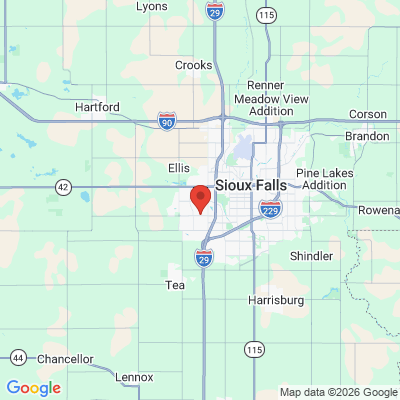 Map to  office in Sioux Falls, SD