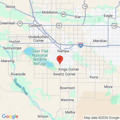 Map to  office in Nampa, ID