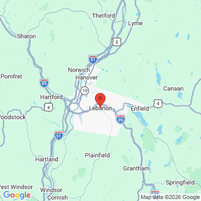 Map to  office in Lebanon, NH