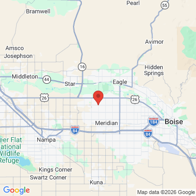 Map to  office in Meridian, ID