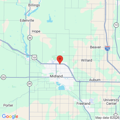 Map to  office in Midland, MI