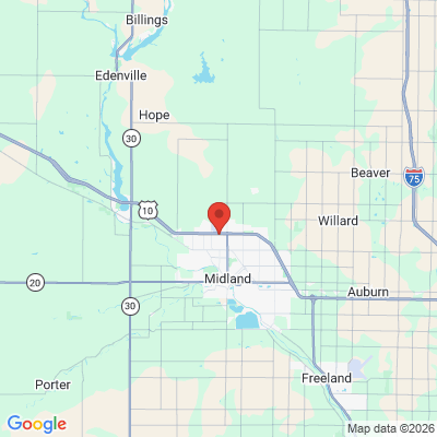 Map to  office in Midland, MI