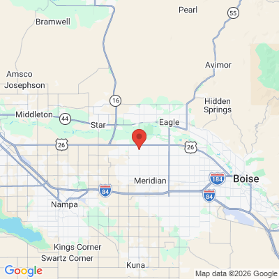 Map to  office in Meridian, ID