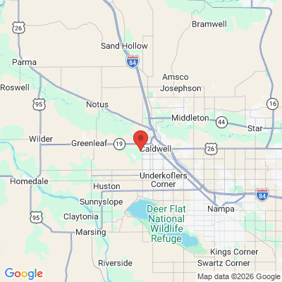 Map to  office in Caldwell, ID