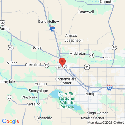 Map to  office in Caldwell, ID