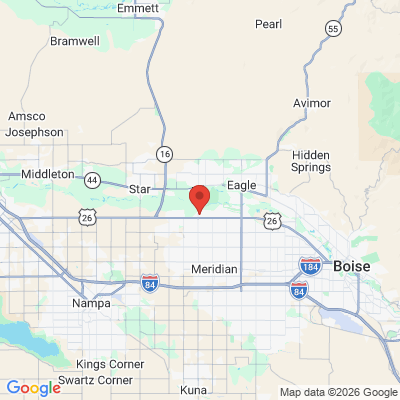 Map to  office in Meridian, ID