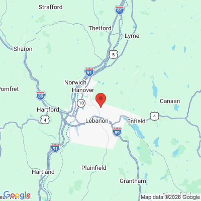 Map to  office in Lebanon, NH