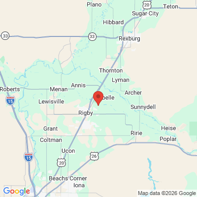 Map to  office in Rigby, ID