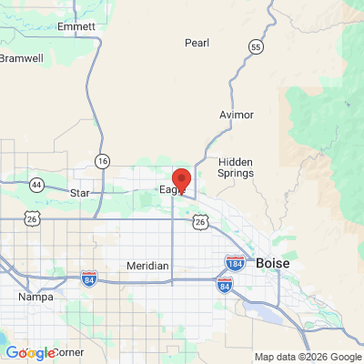 Map to  office in Eagle, ID