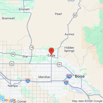 Map to  office in Eagle, ID