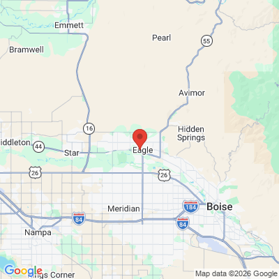 Map to  office in Eagle, ID
