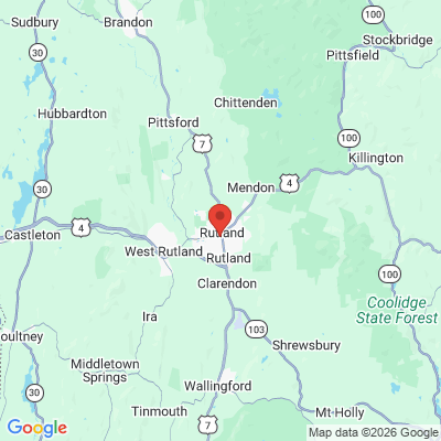 Map to  office in Rutland, VT