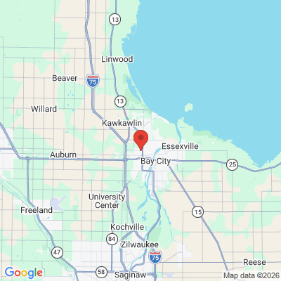 Map to  office in Bay City, MI