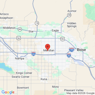 Map to  office in Meridian, ID