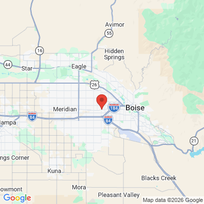 Map to  office in Boise, ID