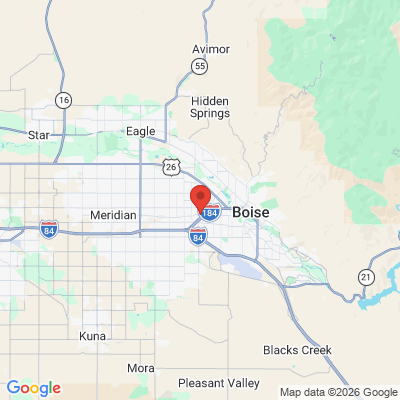 Map to  office in Boise Bench Dentistry