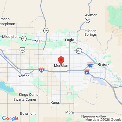 Map to  office in Meridian, ID
