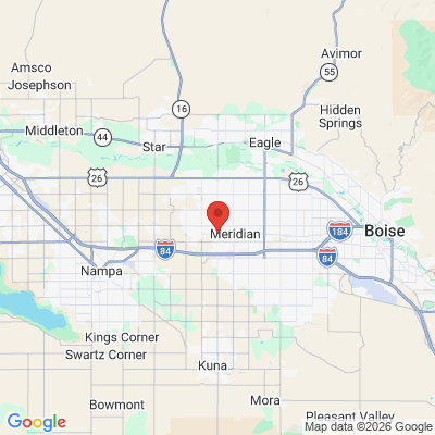 Map to  office in Meridian, ID