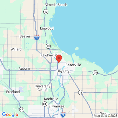 Map to  office in Bay City, MI