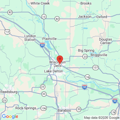 Map to  office in Wisconsin Dells, WI
