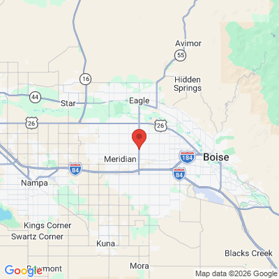 Map to  office in Meridian, ID
