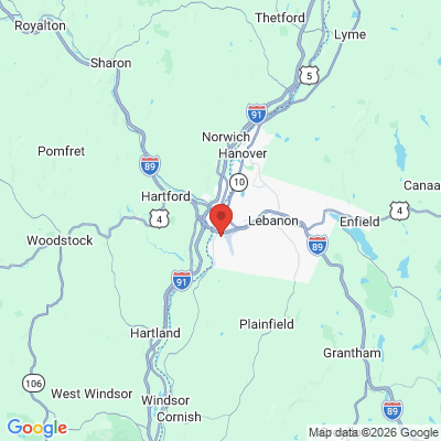 Map to  office in West Lebanon, NH