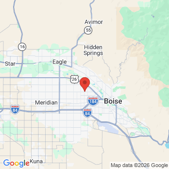 Map to Boise Dentures and Implants office in Boise, ID