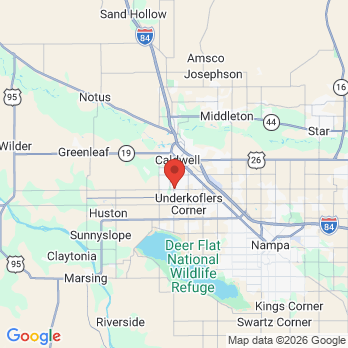 Map to Pearl Dentistry office in Caldwell, ID