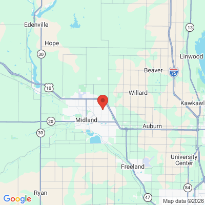 Map to  office in Midland, MI