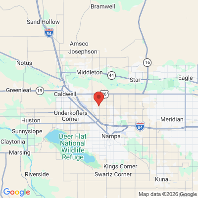 Map to  office in Nampa, ID