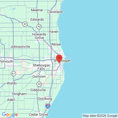 Map to  office in Sheboygan, WI