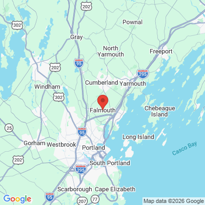 Map to  office in Falmouth, ME