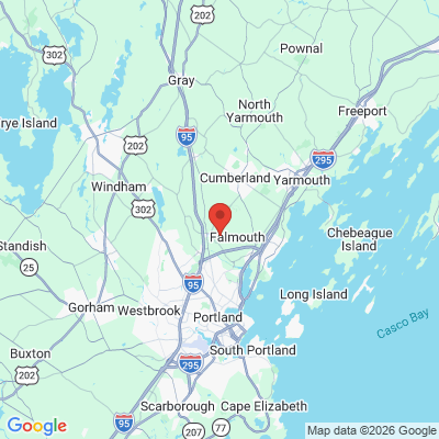 Map to  office in Falmouth, ME