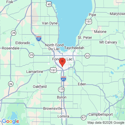 Map to  office in Fond Du Lac, WI